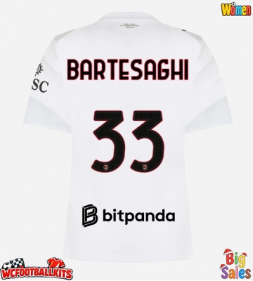 AC Milan Davide Bartesaghi #33 Replica Away Stadium Shirt for Women 2026-27 Short Sleeve